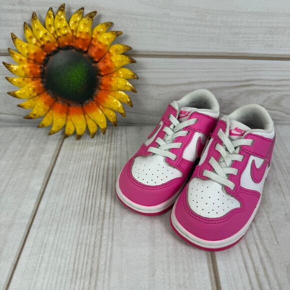 nike dunk low‎ toddler sneakers 8C - Picture 1 of 7